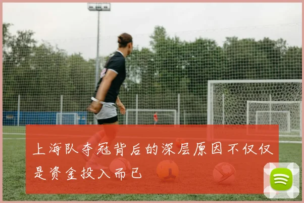 上海队夺冠背后的深层原因不仅仅是资金投入而已